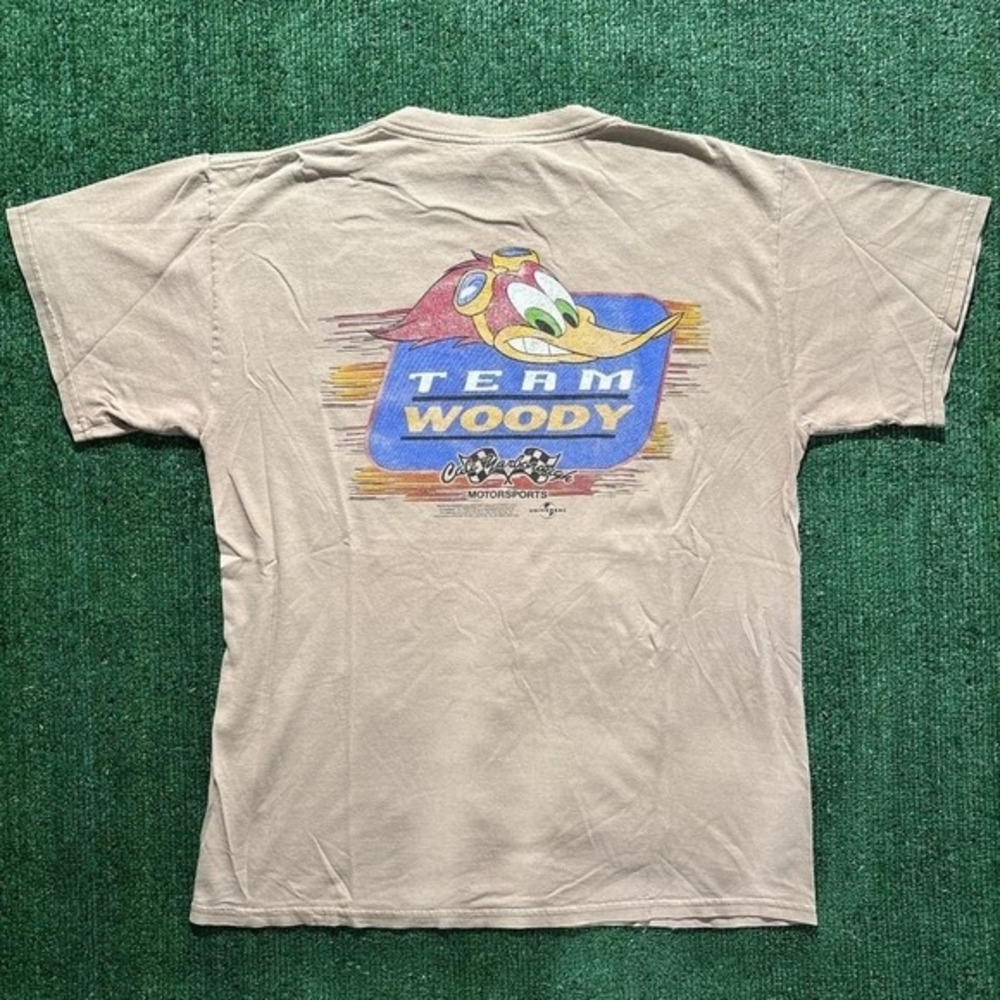 Vintage Tultex woody woodpecker graphic t-shirt Mens Size Large - Picture 2 of 4